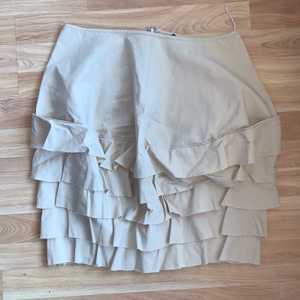 Yeohlee New York Designer ruffle pocket  skirt size 8